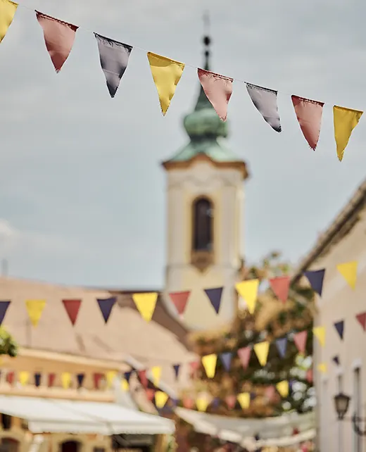 Pueblo decorado